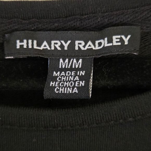 Hilary Radley NWT Black Gray Striped Stretch Knit Sheath Dress Size M - Picture 8 of 9